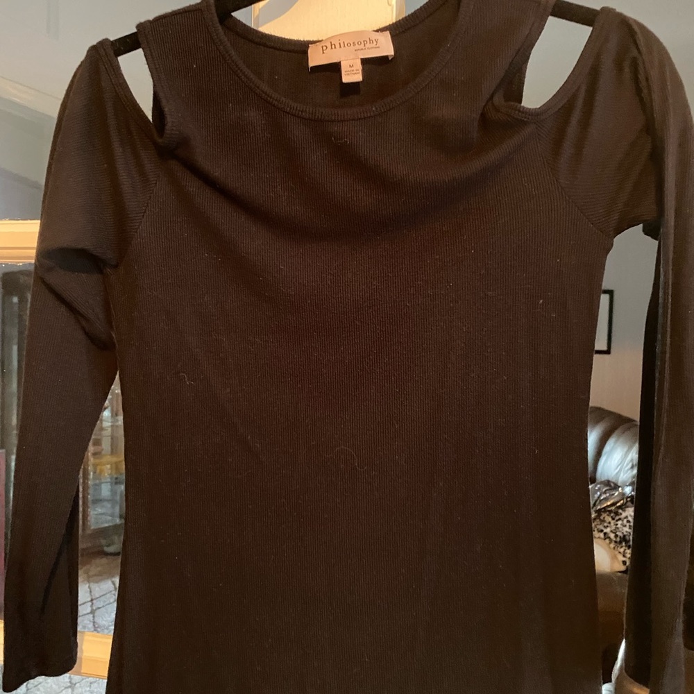 PHILOSOPHY cold-shoulder top